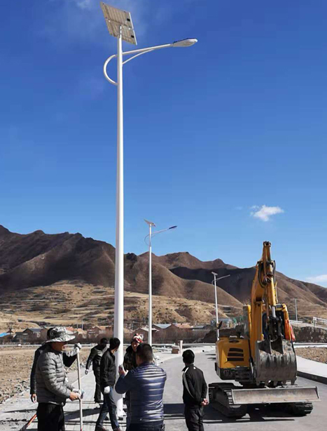 甘南碌曲10米肃南太阳能路灯项目